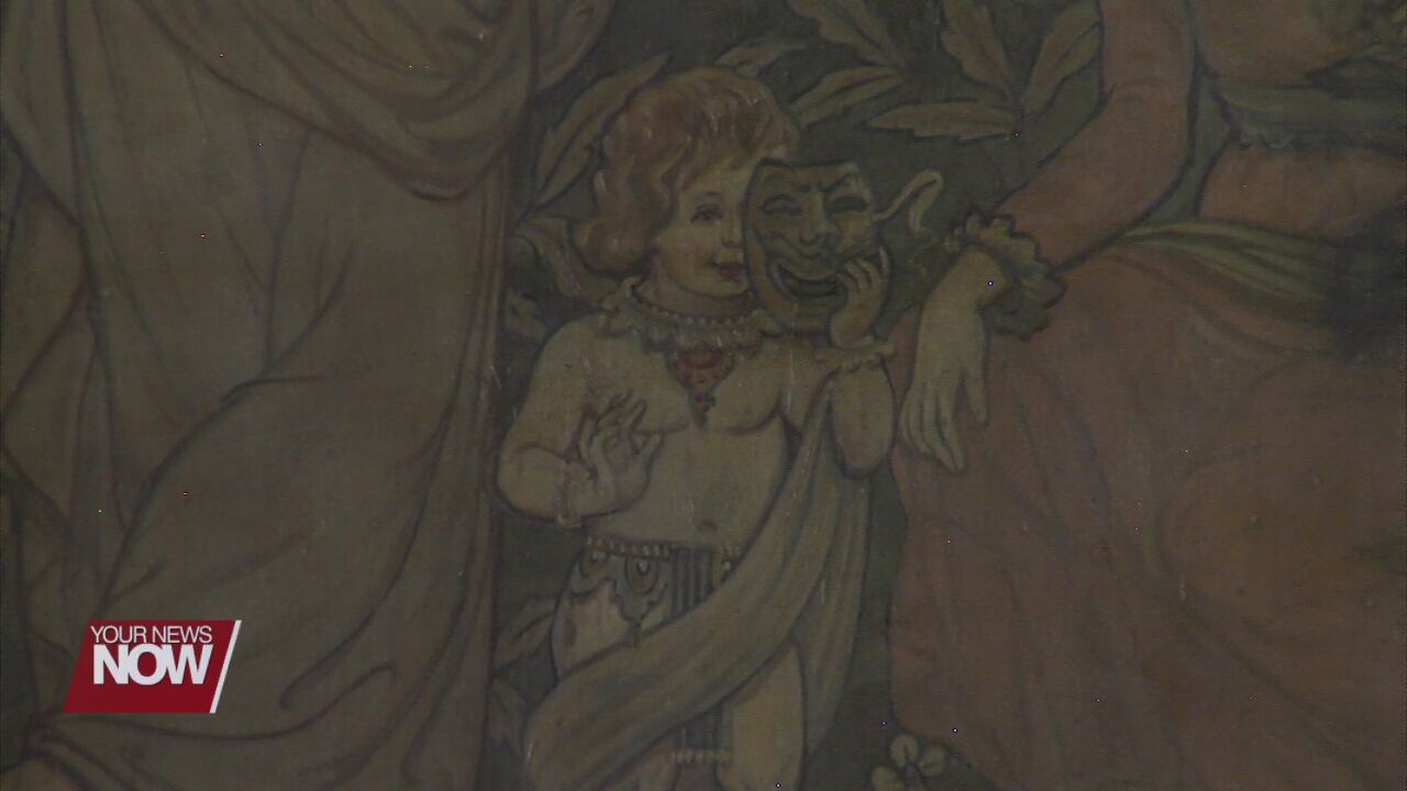 Ohio Theatre original murals unveiled, set for restoration